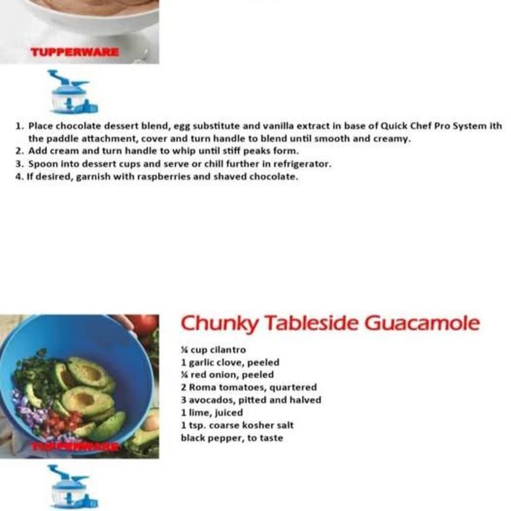NEW Tupperware Quick Chef - Red - Picture 10 of 10